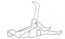 hamstring-stretch back exercise