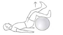 Lumbar Stabilization with exercise ball